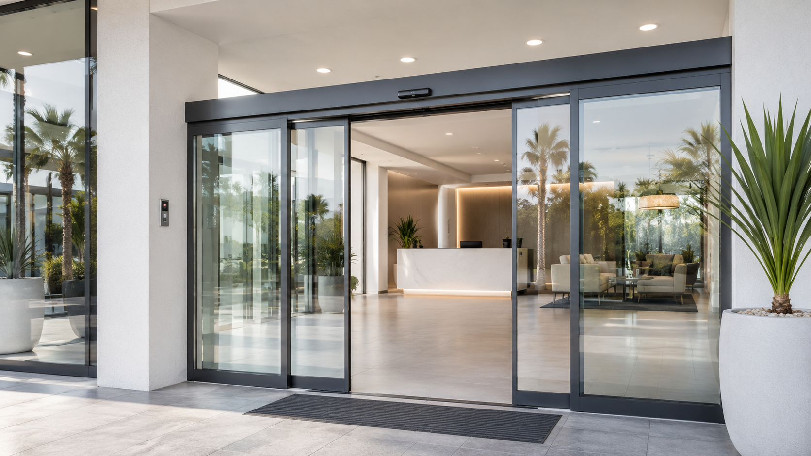 Puertas automáticas para negocios y comercios con instalación profesional TotMàtic