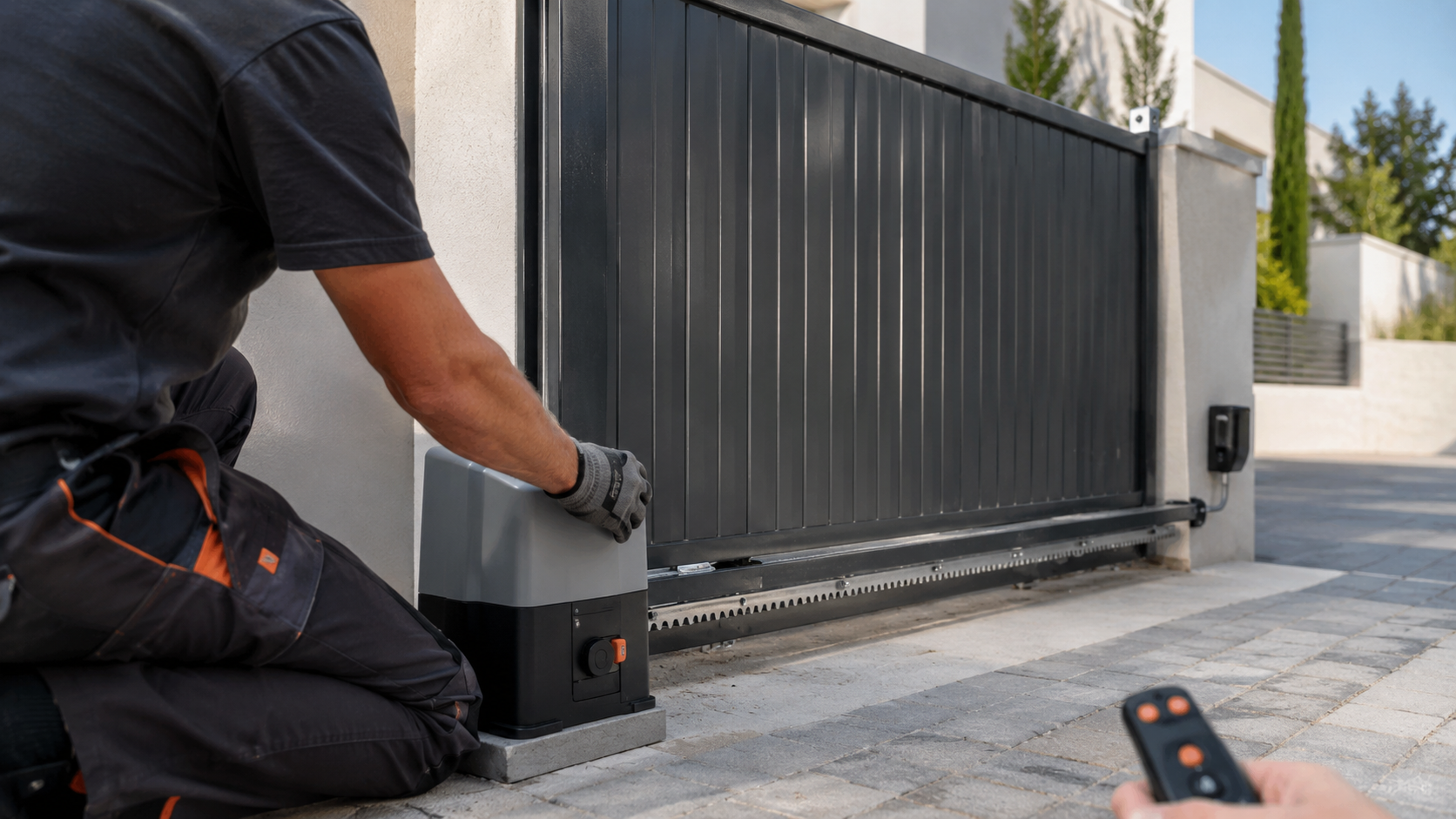 Automatizar una puerta antigua con motor y automatismos TotMàtic