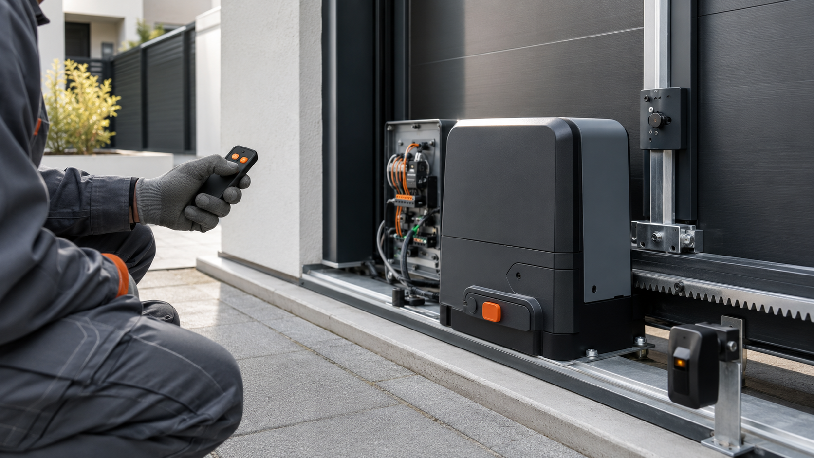 Motores para puertas automáticas instalados por TotMàtic en garajes comunidades y negocios