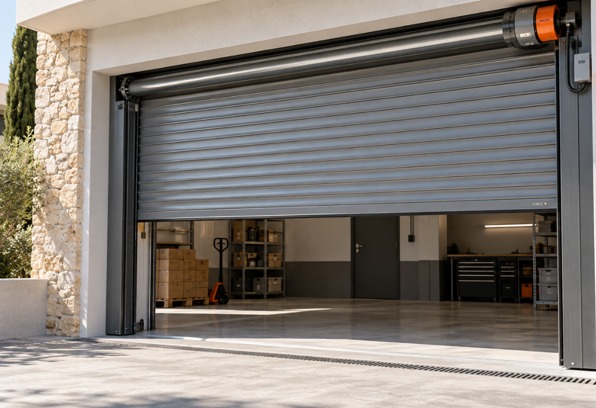 Puertas enrollables automáticas para garajes locales y negocios TotMàtic