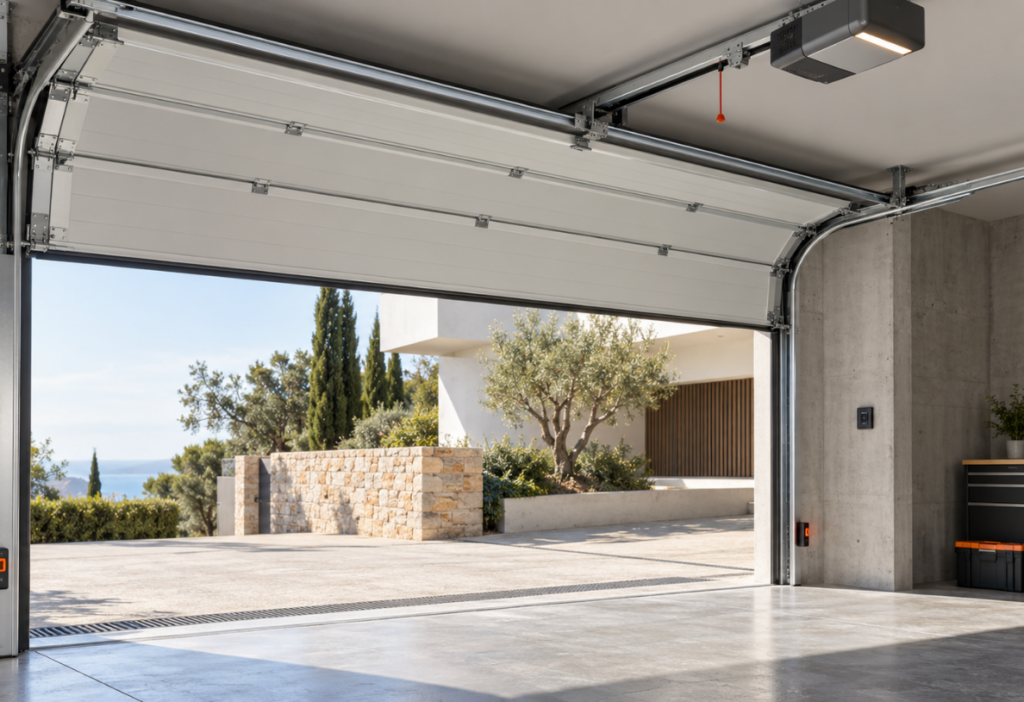 Puertas seccionales automáticas para garajes con automatismos TotMàtic