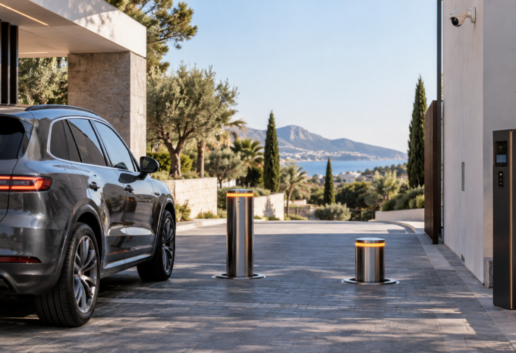 Bolardos automáticos para control de accesos de vehículos con TotMàtic