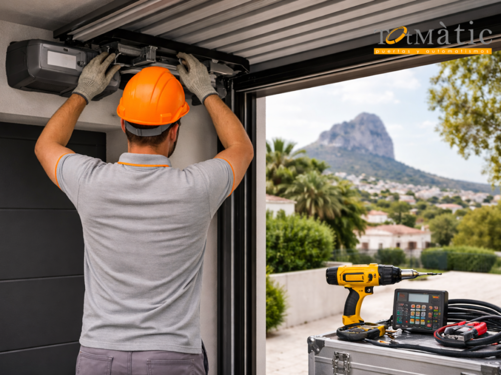 mantenimiento de puertas automáticas en Alicante